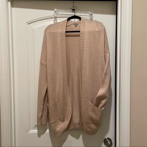 Charlotte Russe nude cardigan - oversized & lightweight - Size XL